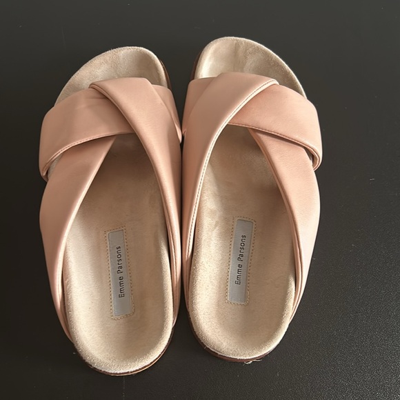 Emme Parsons LEATHER SLIDES - Picture 3 of 4